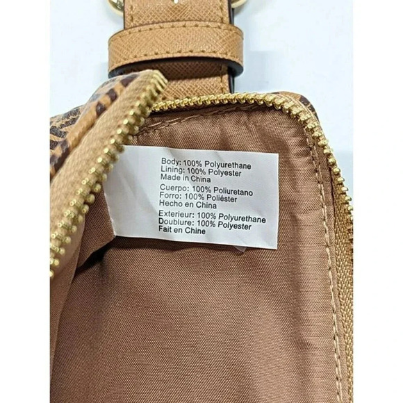 Steve Madden Women's Warped Logo-Print Faux Leather Belt Bag Size S (MSRP $54) - Picture 9 of 12